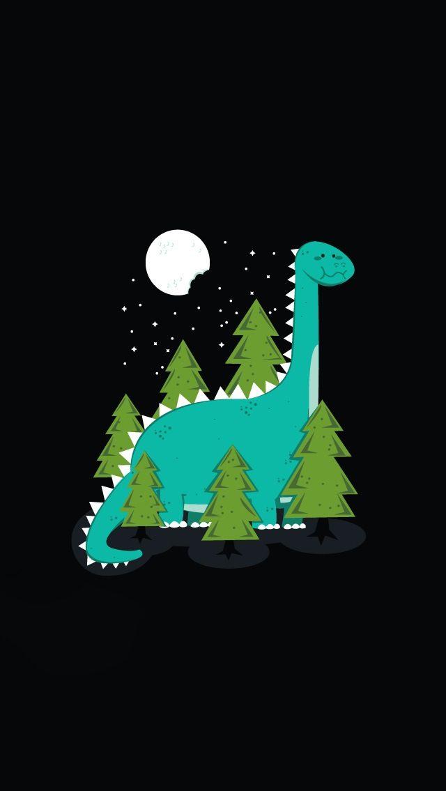 Camping Dinosaur Wallpaper Funny Art Prints