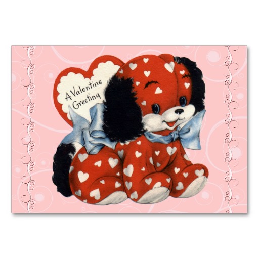 Vintage Valentine Kid Cards Business Card   Hot Girls Wallpaper