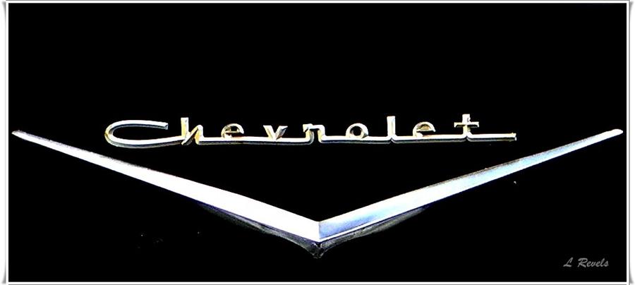 Chevrolet Photograph Logo By Leslie Revels Andrews