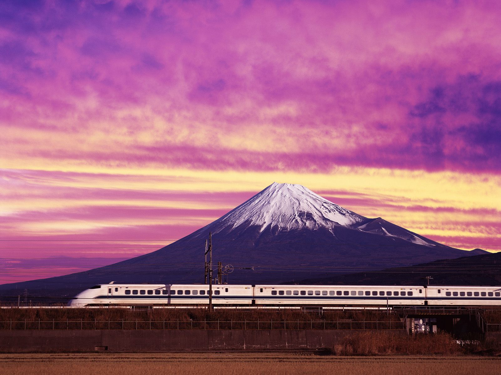Fuji San Wallpaper Mount Autumn