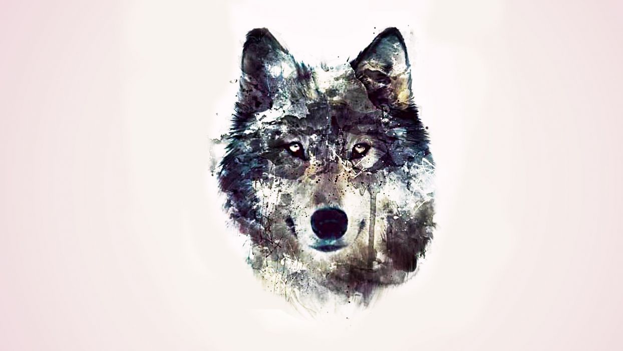 Wolf Art Background Pics HD Wallpaper