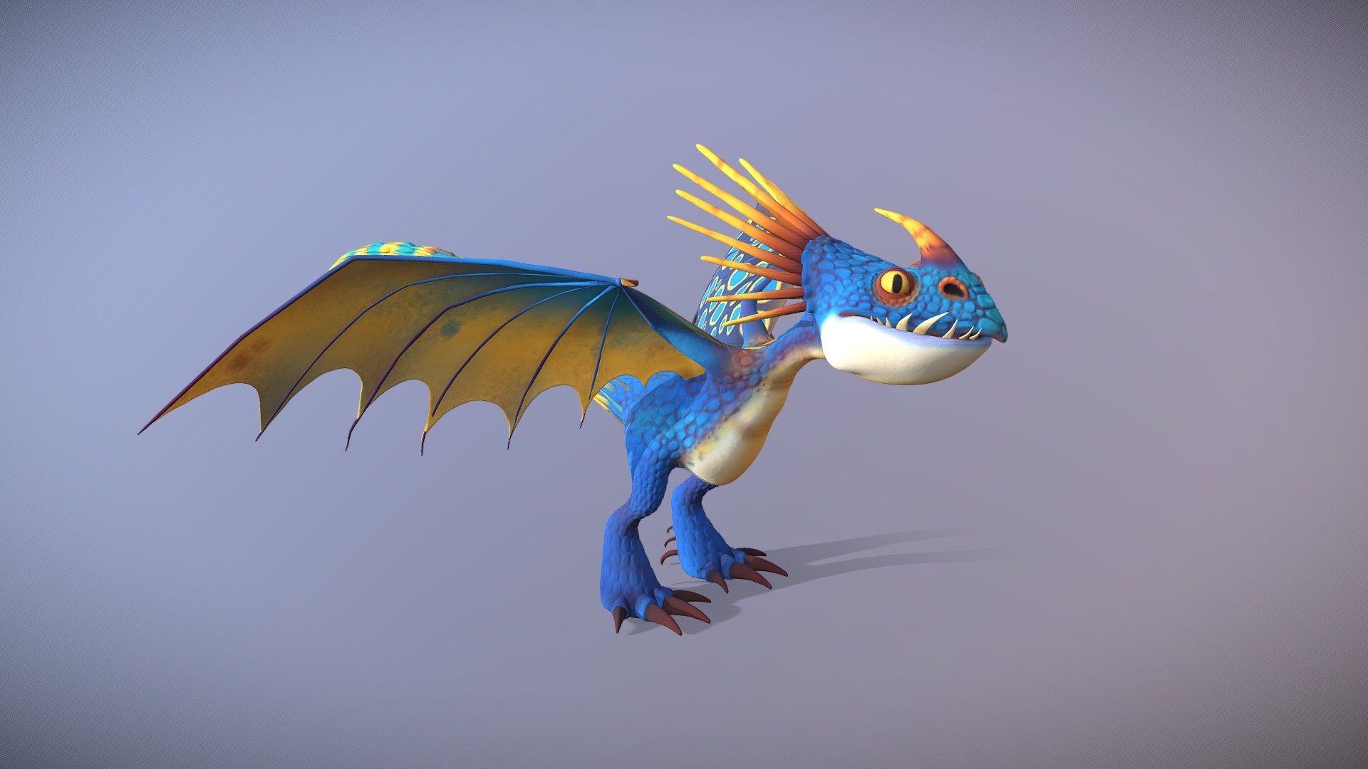 HTTYD Deadly Nadder   Download 3D model by iseanica 1920x1080