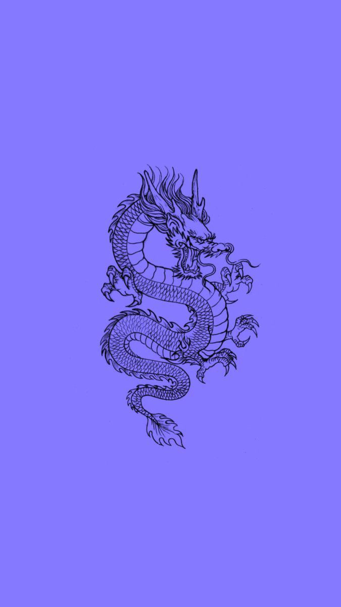 Purple Aesthetic Dragon Wallpaper Purple Wallpaper Iphone