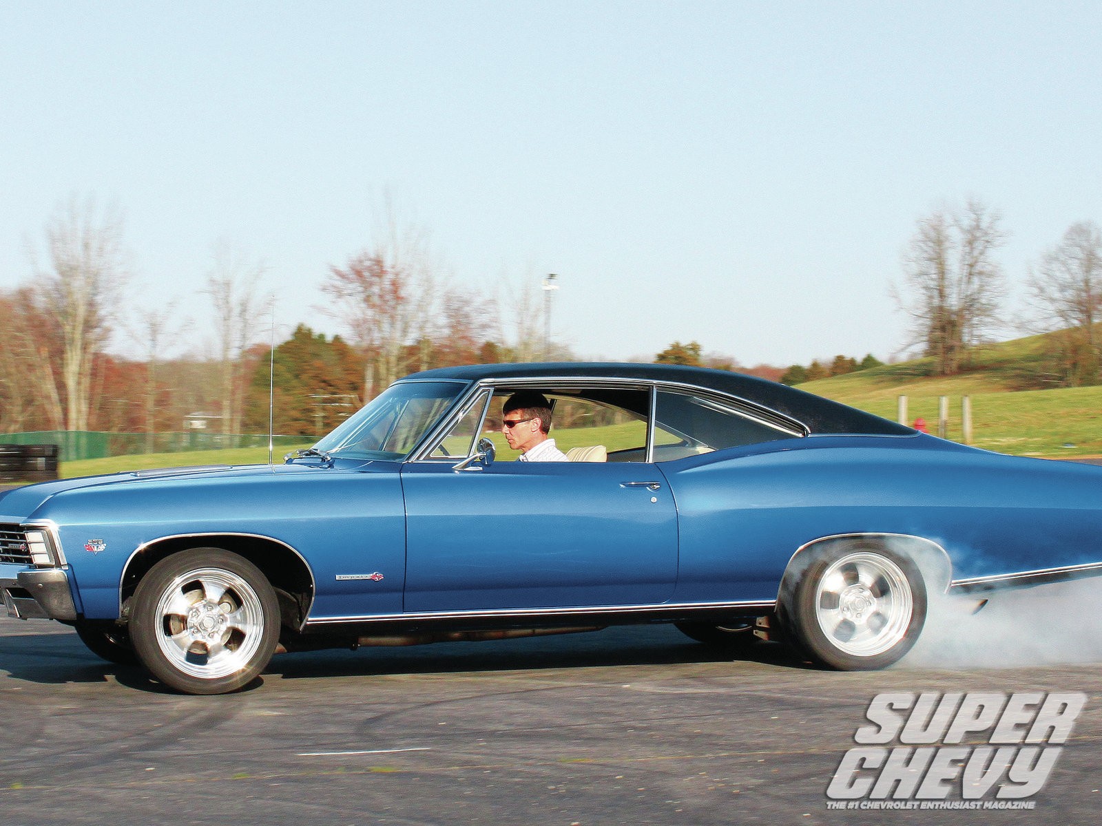 Muscle Cars Burnout Classic Impala Super Chevy Magazine Wallpaper