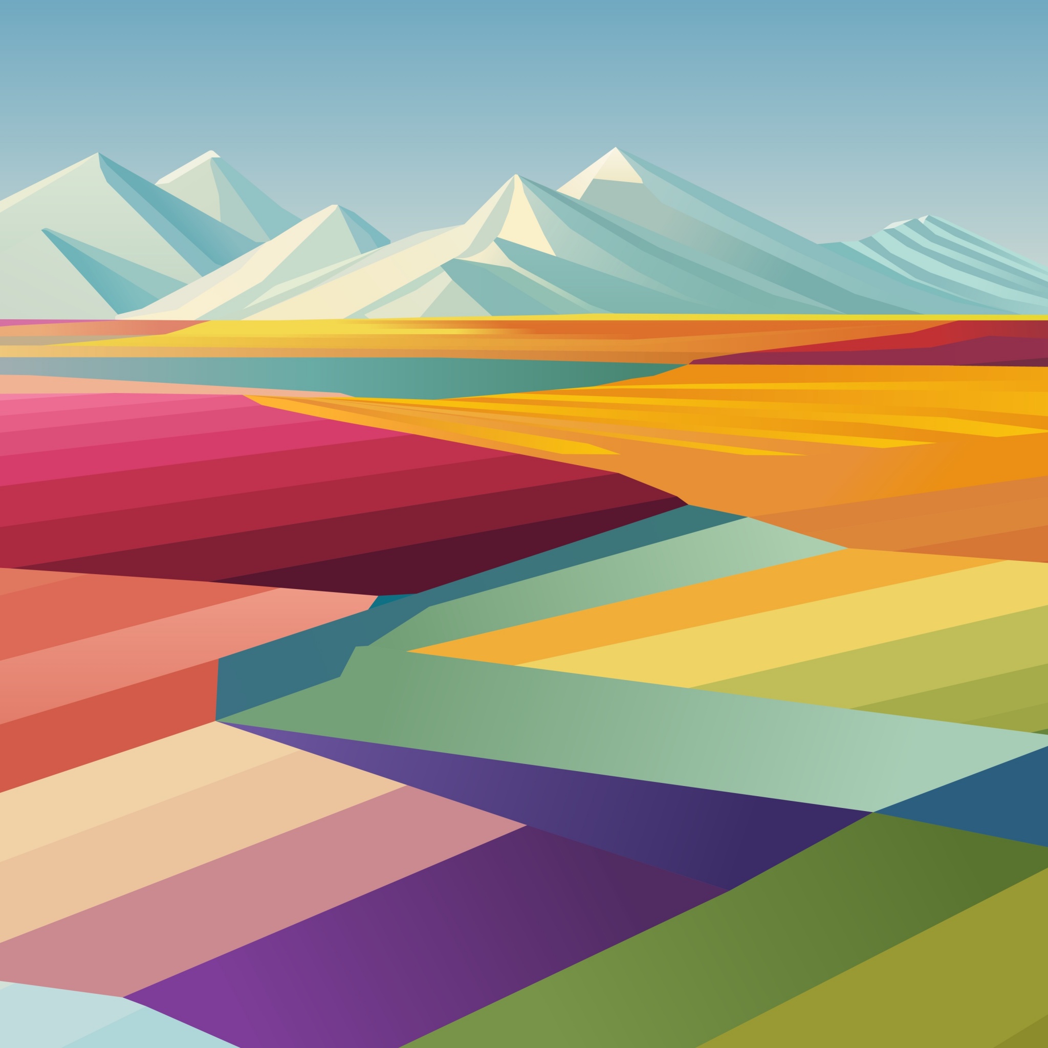 Landscape Wallpaper 4k Abstract