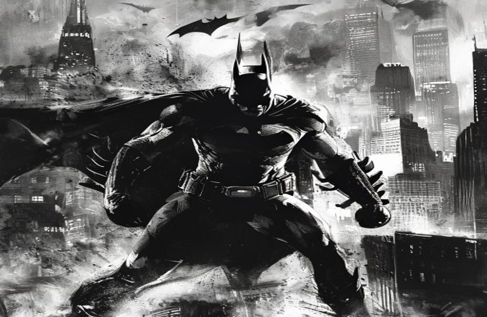 Black And White Batman Wallpaper