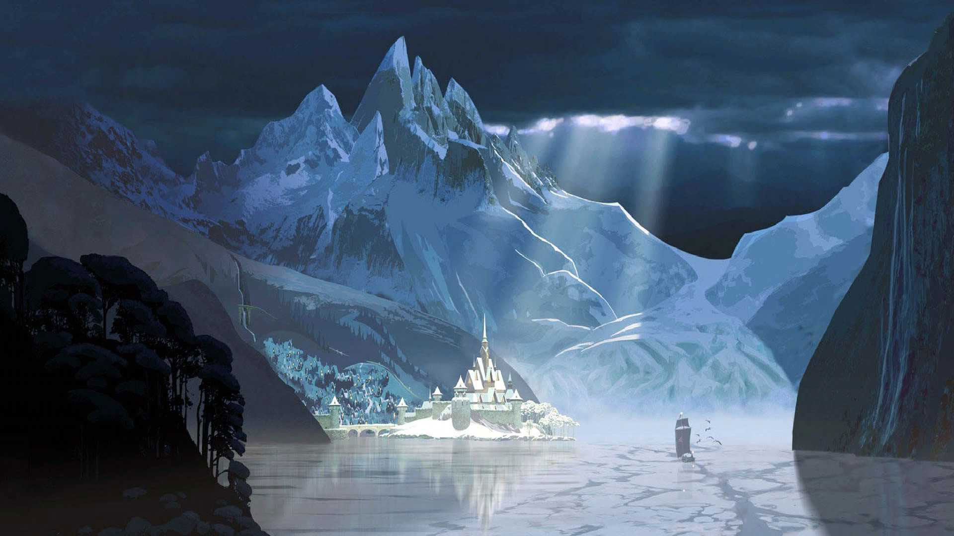 Frozen Movie Desktop Background Image