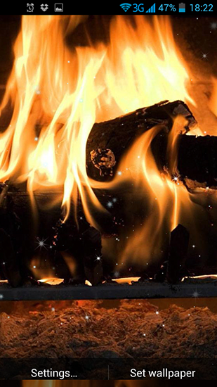 Fireplace Live Wallpaper For Android