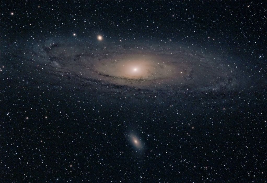 Galaxia Andromeda Estrella Espacio Wallpaper