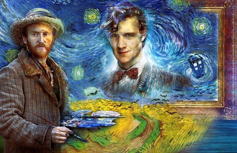 Doctor Who Wallpaper Van Gogh Eleventh