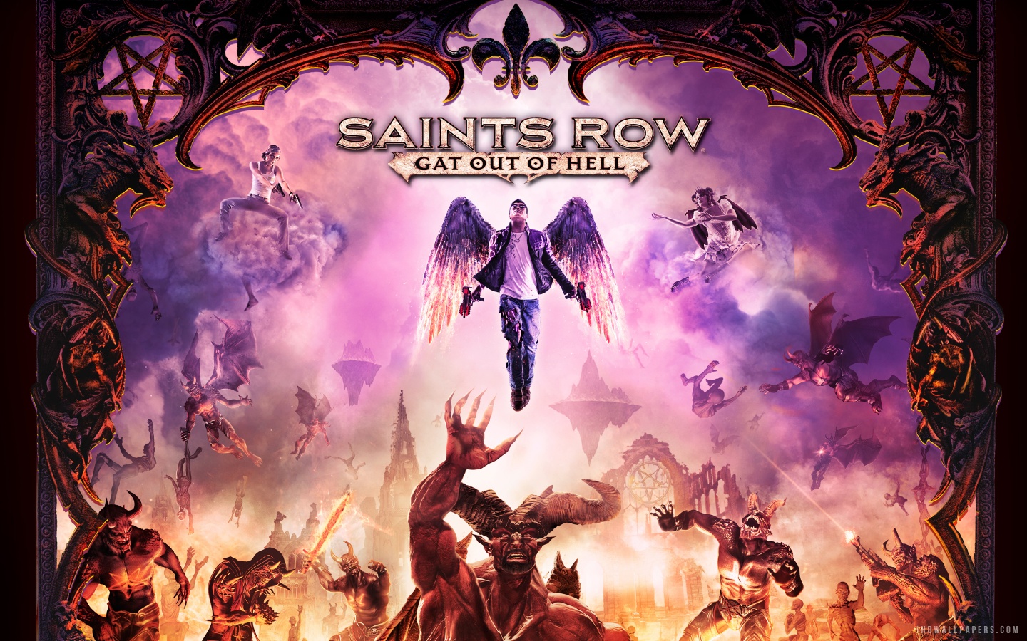 Saints Row Iv Gat Out Of Hell HD Wallpaper IHD