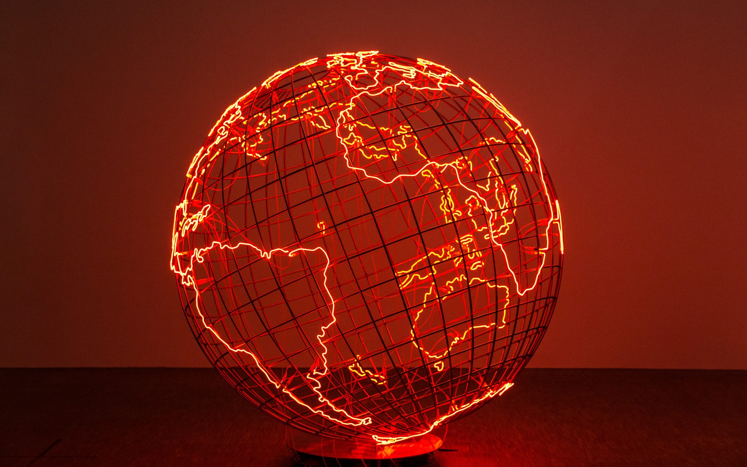 Red Globe Wallpaper Background Umad