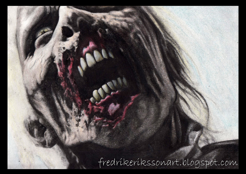 Walking Dead Zombie Wallpaper By Fredrikeriksson1