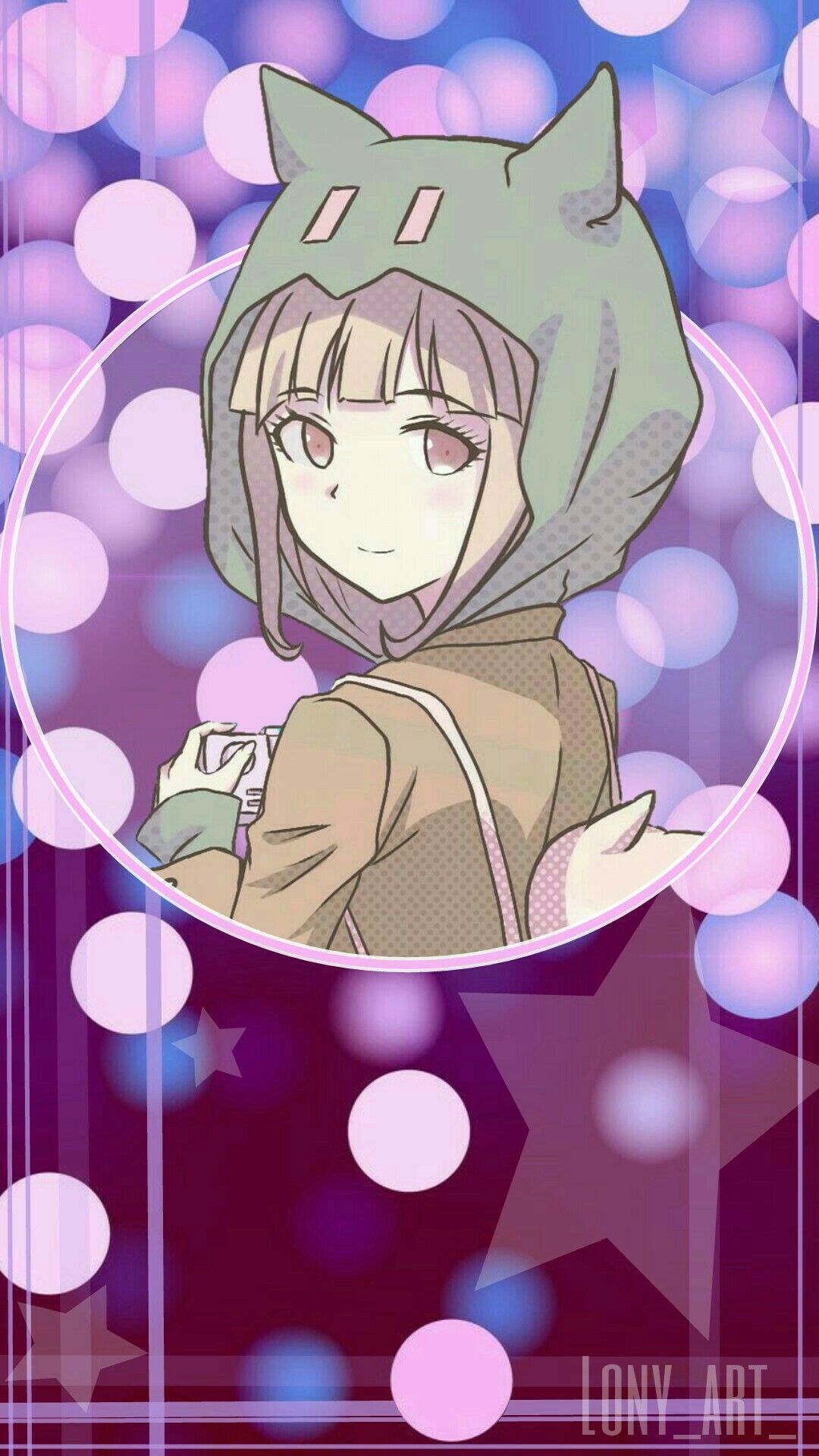 I made a wallpaper of Chiaki Nanami No image belongs to me all credits  belong to the original author if you are the author let me know I will  put your due