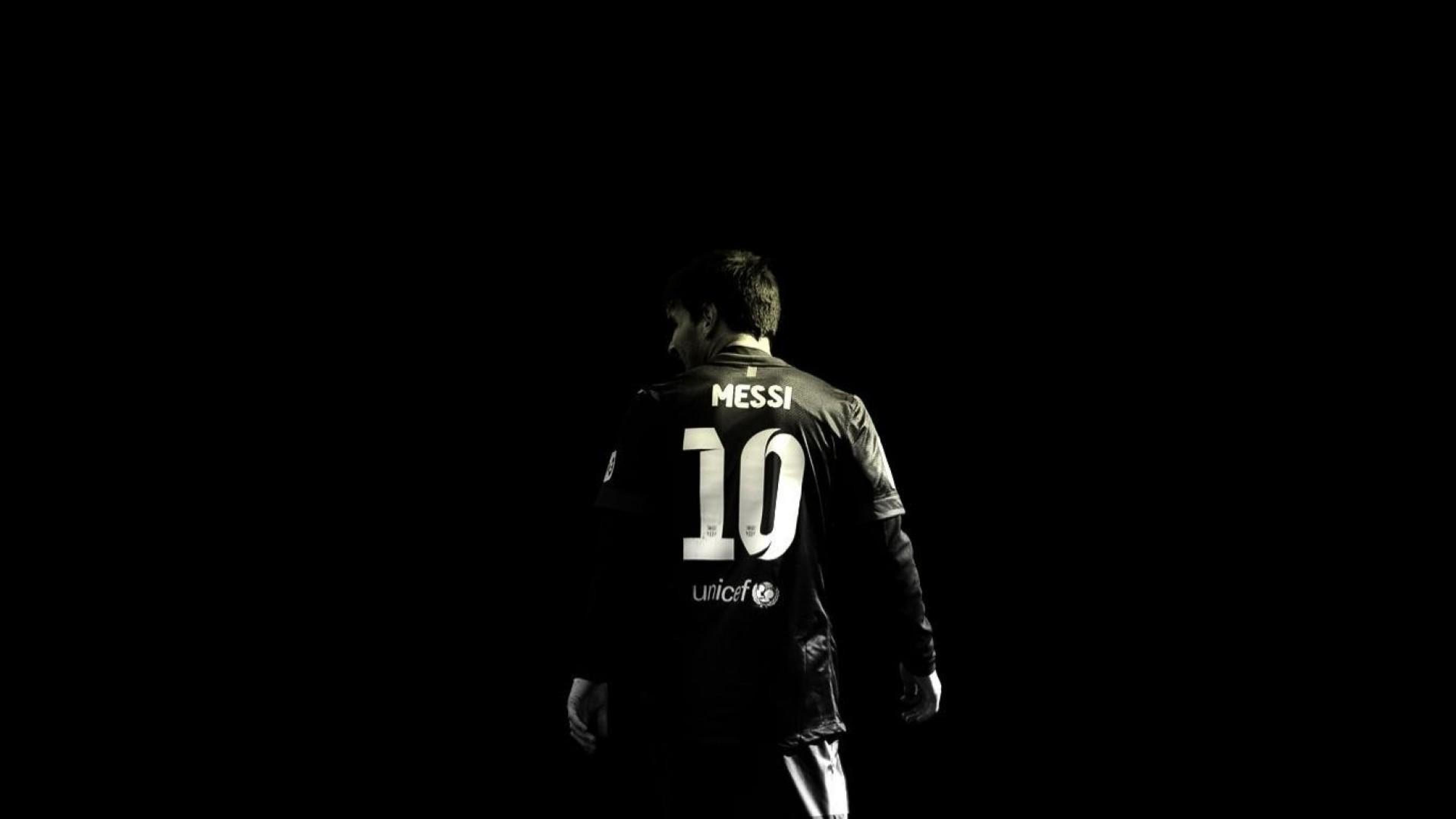 HD Messi Black Wallpaper Live