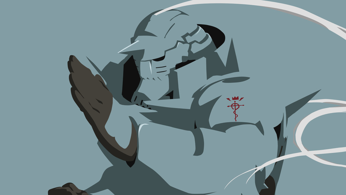 Alphonse Elric Simplified Wallpaper Light Blue V by tonyp2121 on 1191x670