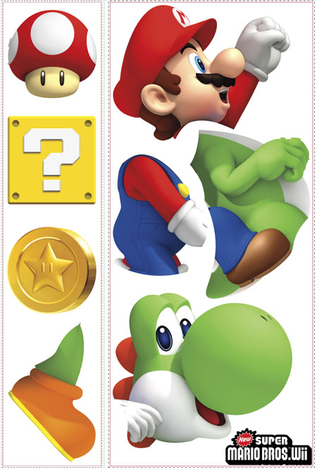 🔥 Free download Nintendo Mario Brothers Wall Dcor [450x664] for your ...