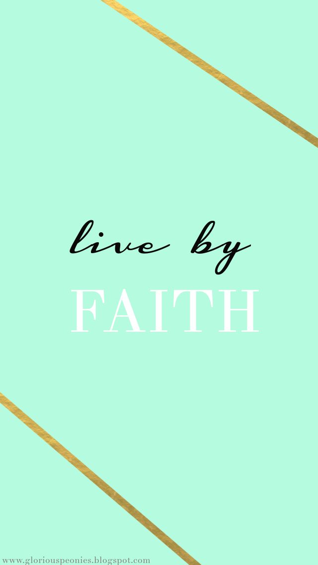 Mint Gold Phone Background Wallpaper Live By Faith Quotes