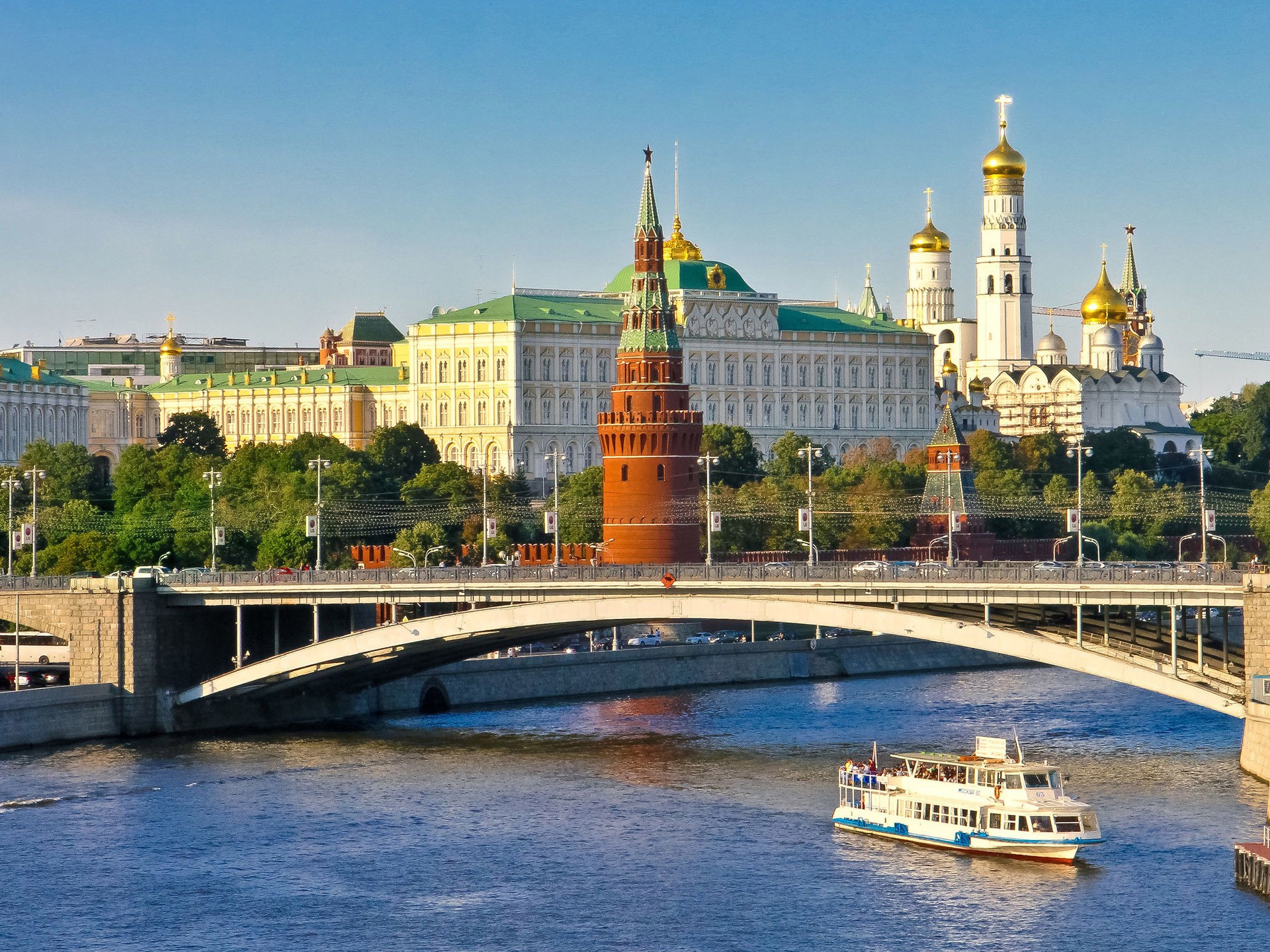 Kremlin Moscow Wallpaper HD Desktop