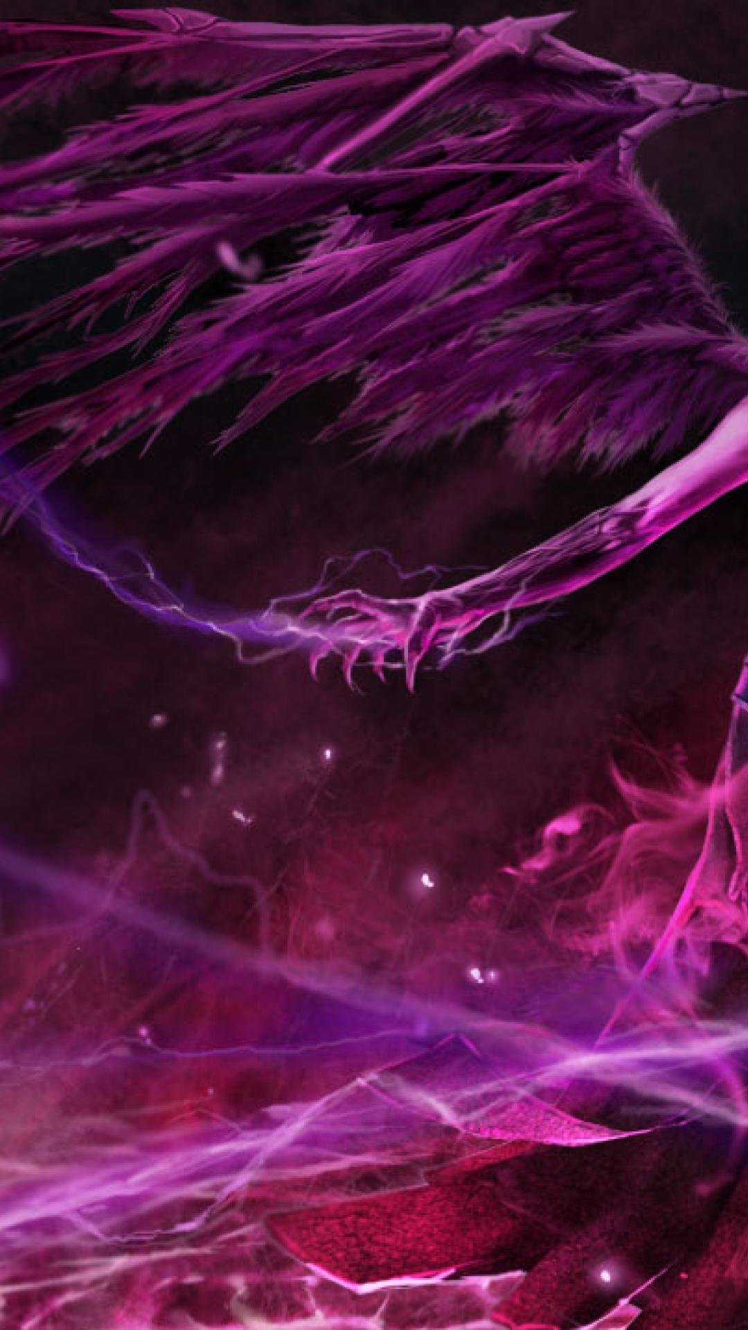 League Of Legends Morgana The Fallen Angel HD Wallpaper Anime