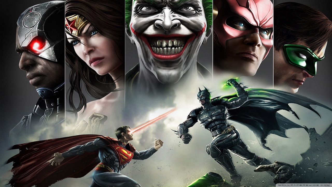 Injustice Superman vs Batman 4K HD Desktop Wallpaper for 4K