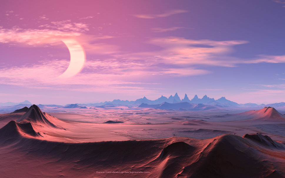 Pla Eclipse Background Background Desktop Desert