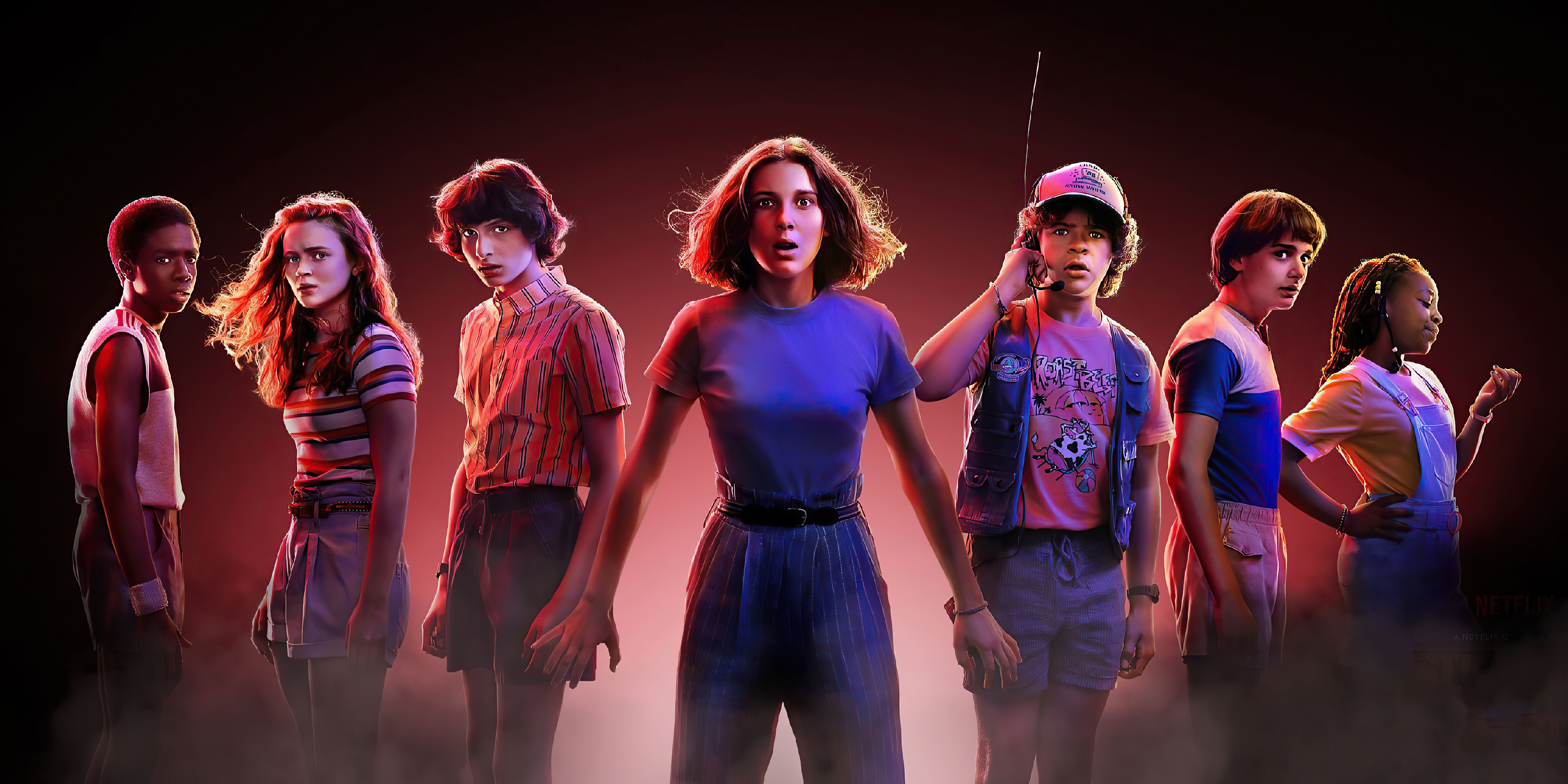 Stranger Things Season 4 Character Art Wallpaper 2K #8821g