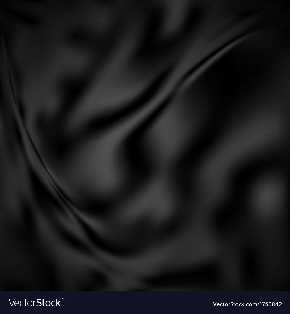 Black Abstract Silk Background Royalty Free Vector Image