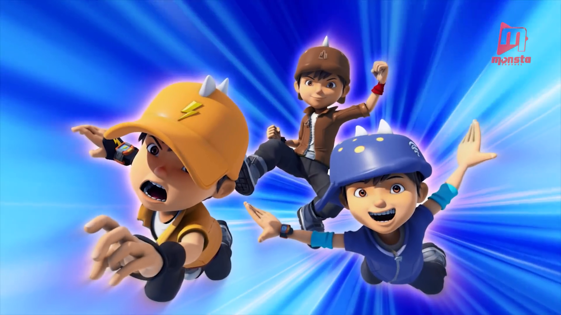 BoBoiBoy and Friends in Action: 4k Wallpaper