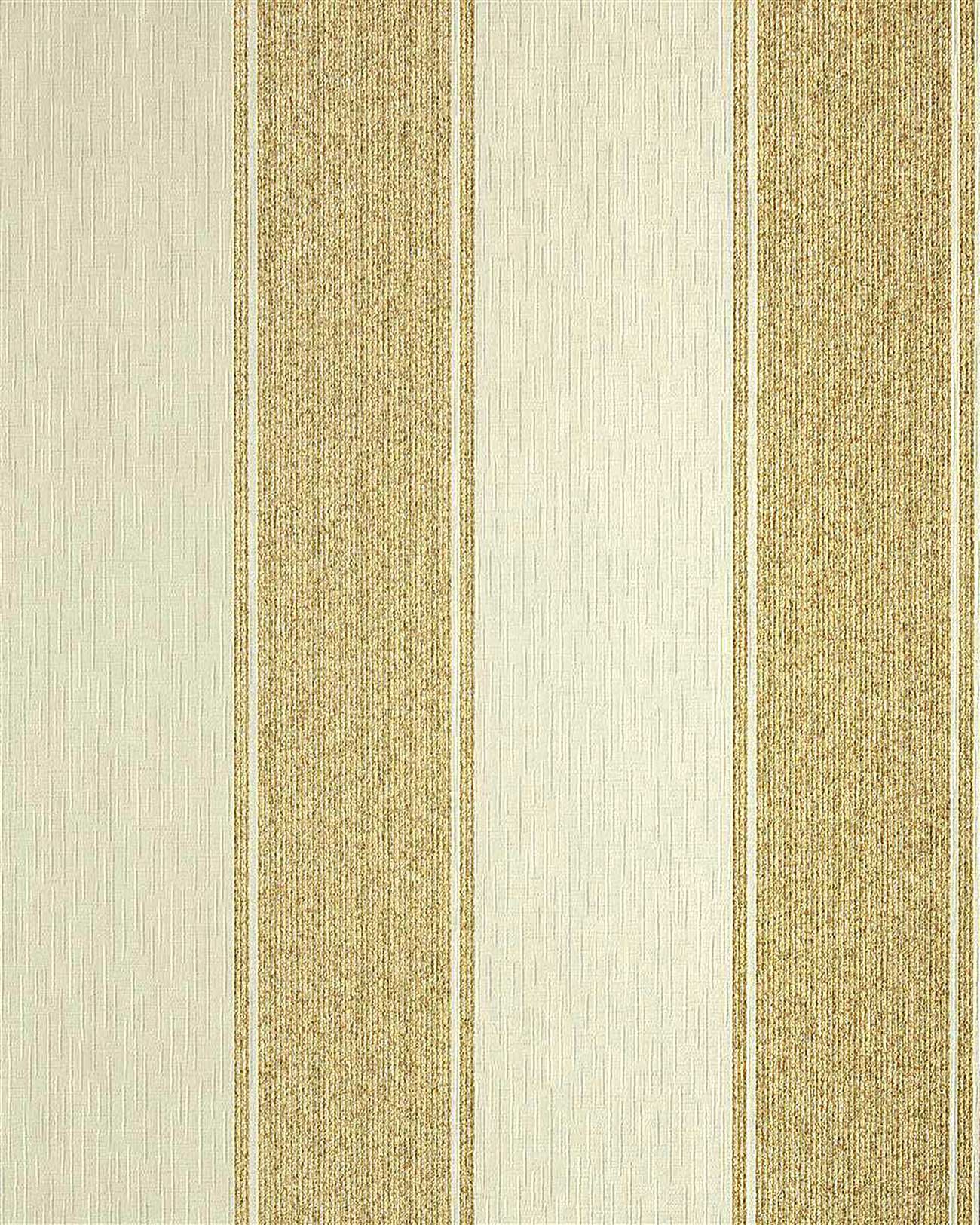 Vinyl Wallpaper Wall Baroque Edem Luxury Stripe Gold White