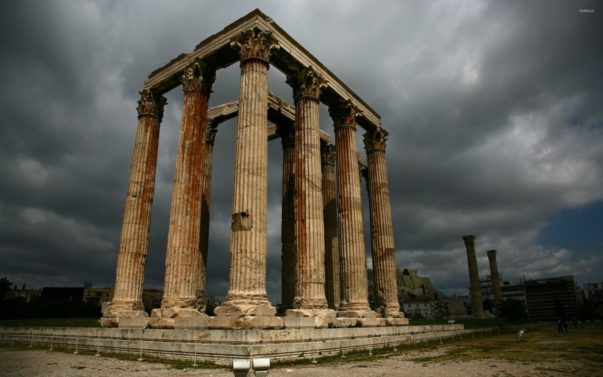 Temple Of Olympian Zeus Athens Wallpaper World