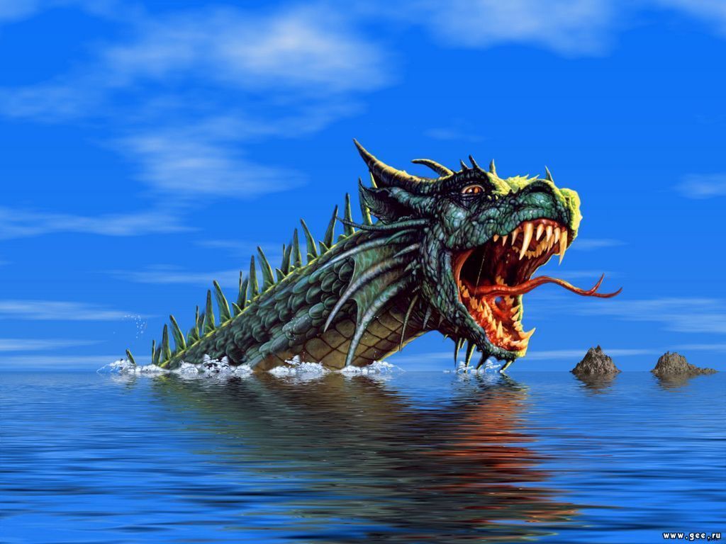 Water Dragon Wallpaper Image