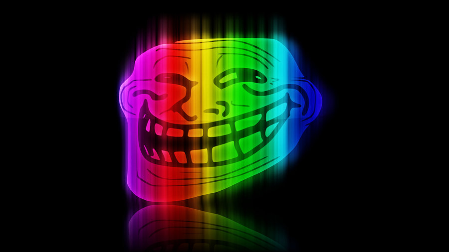 Trollface Spectrum Wallpaper By Thejesuslizard