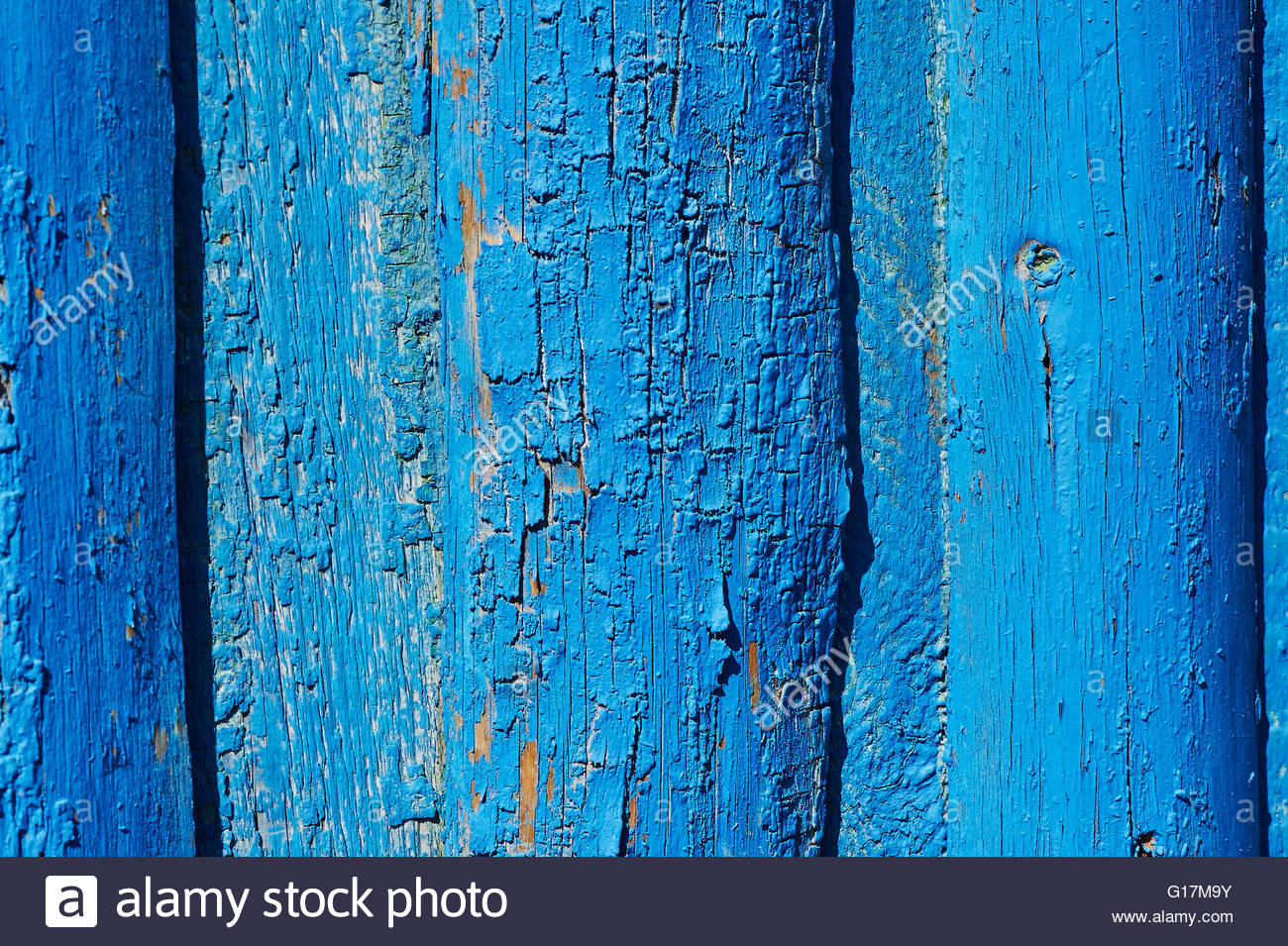 Aged Weathered Blue Door Wood Texture Mediterranean Background