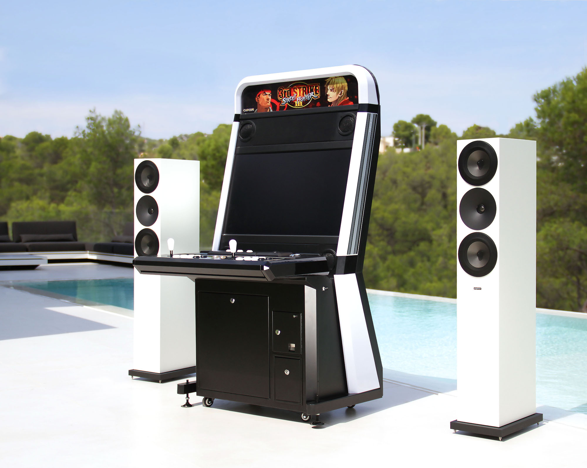 Buy Vewlix Arcade Cabinet Black And White