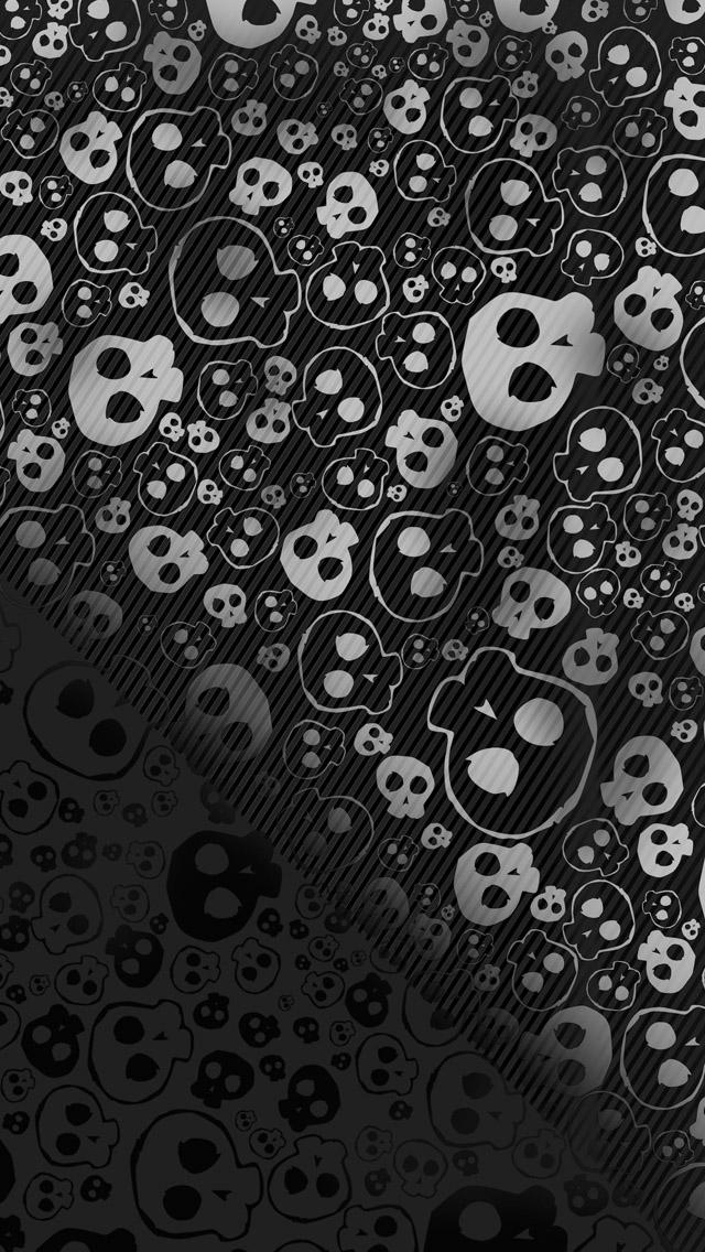 Skull Textures Background iPhone 5s Wallpaper