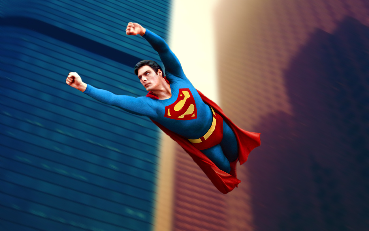 Christopher Reeve As Superman Wallpaper