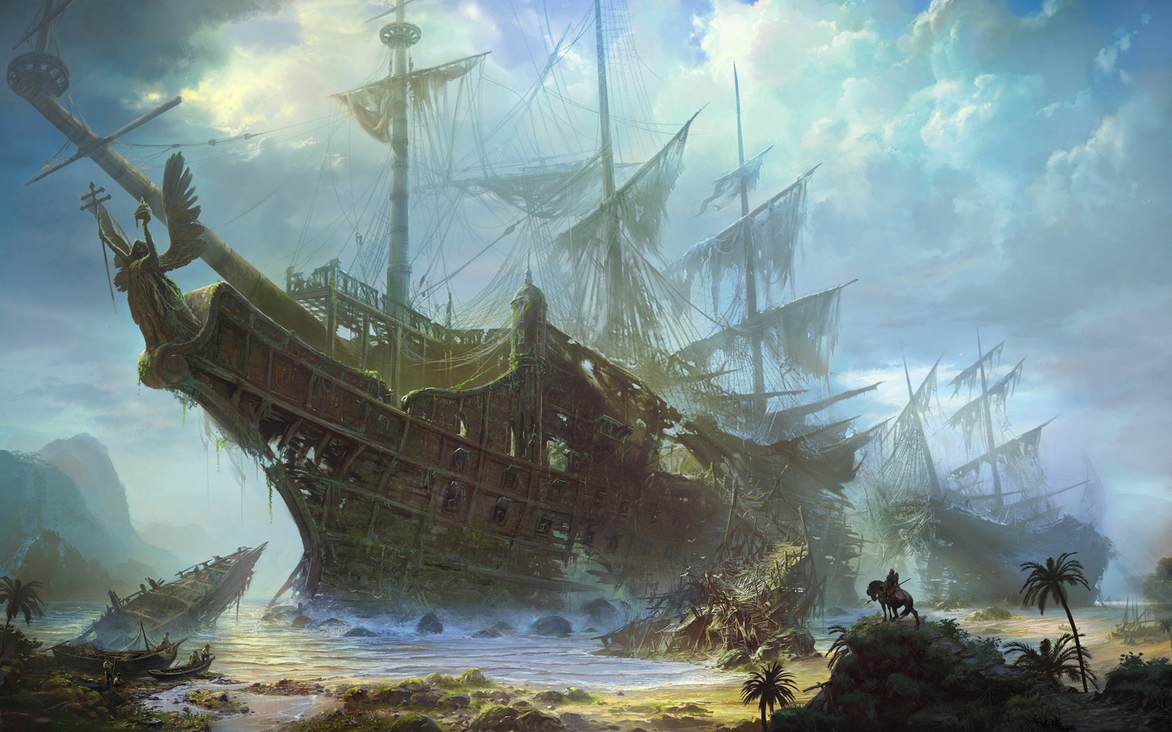 Samsung Background Image Ship Abandon Beached Beach Text