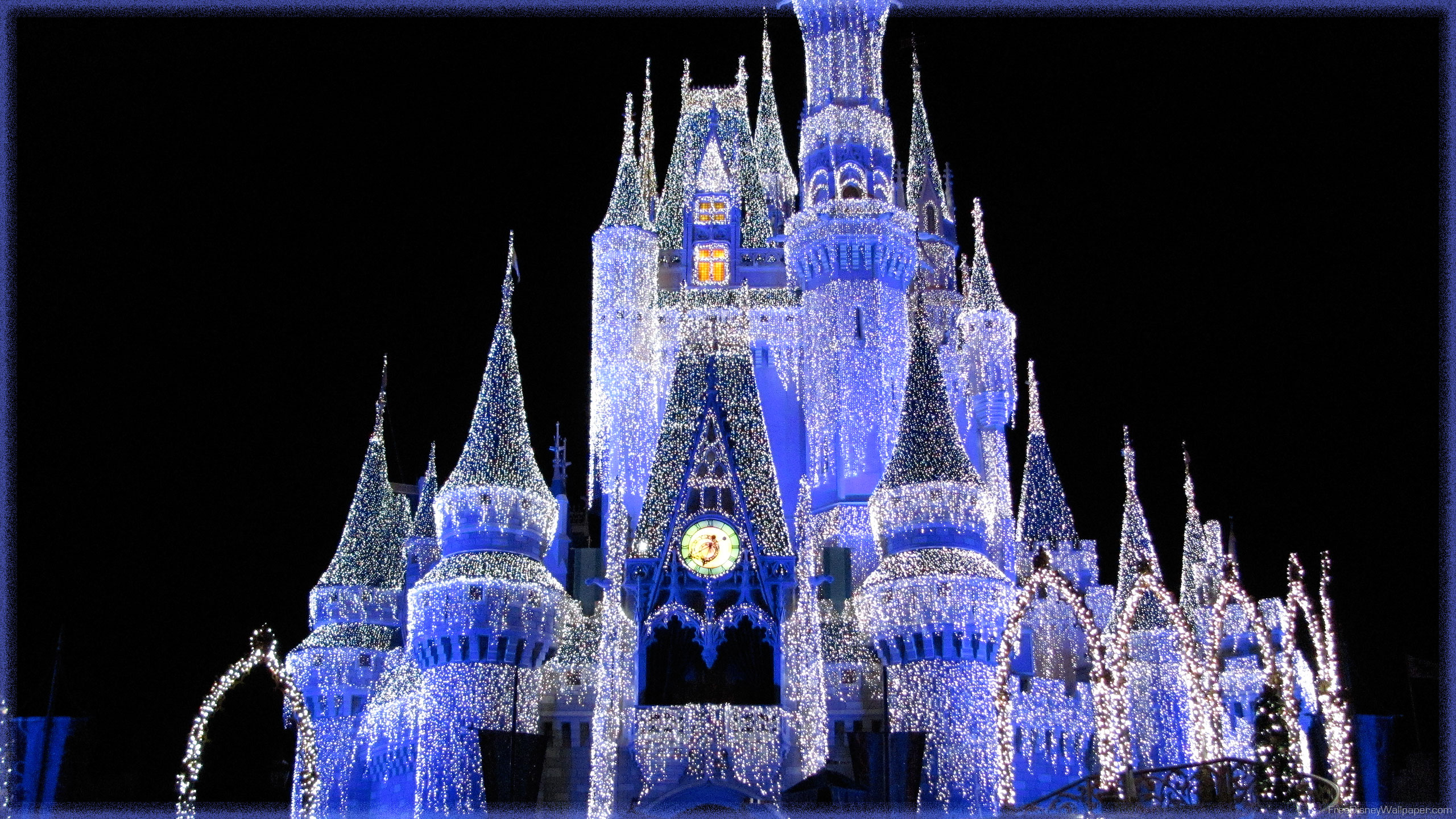 Disney World Christmas Castle Wallpaper Memes Trending Space