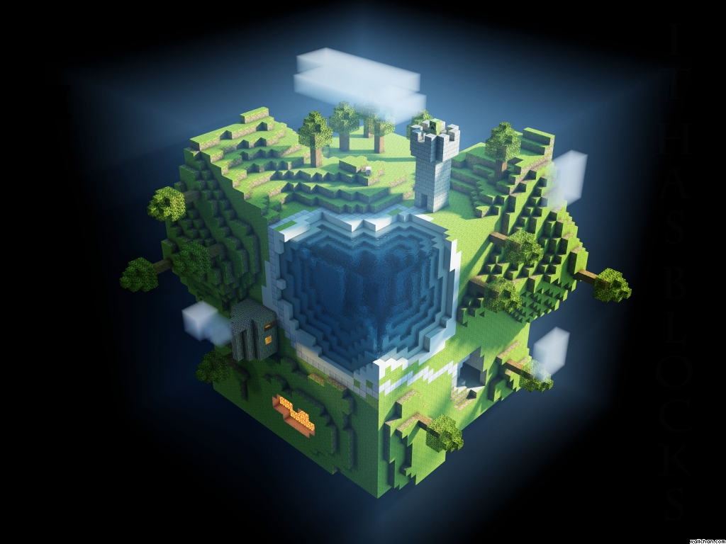 Minecraft World HD Wallpaper For Desktop