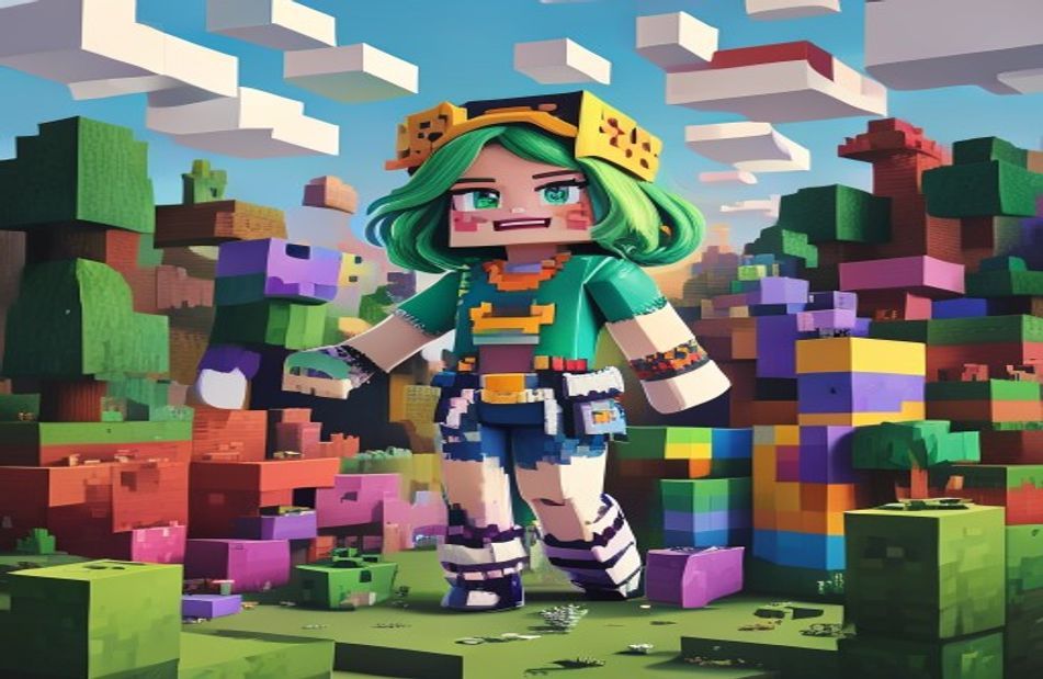 Minecraft Creeper Girl Wallpaper