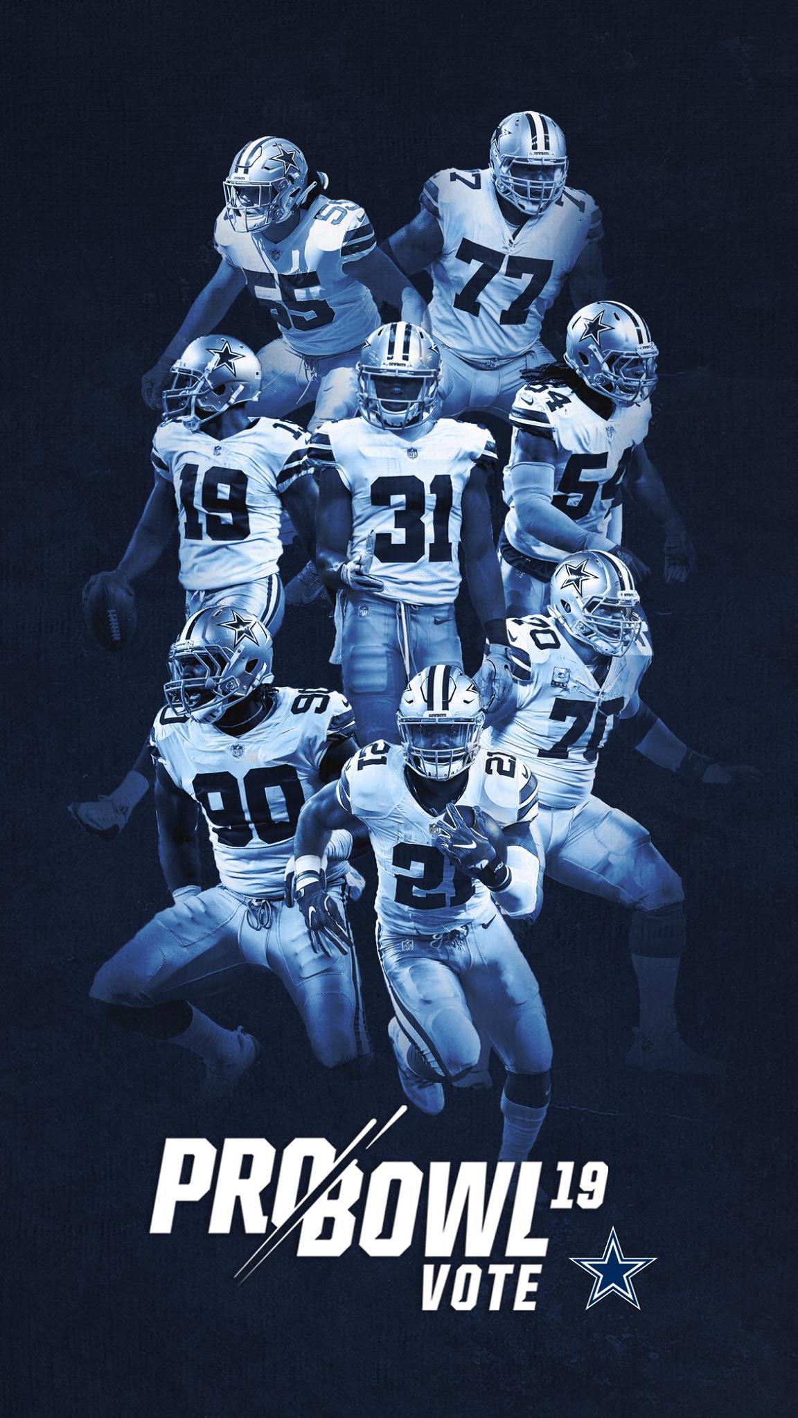 Dallas Cowboys iPhone Wallpaper Probowlvote Nfl