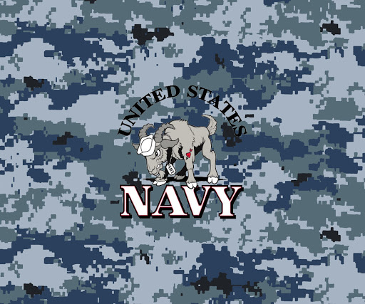 Navy Camouflage Wallpaper Two New