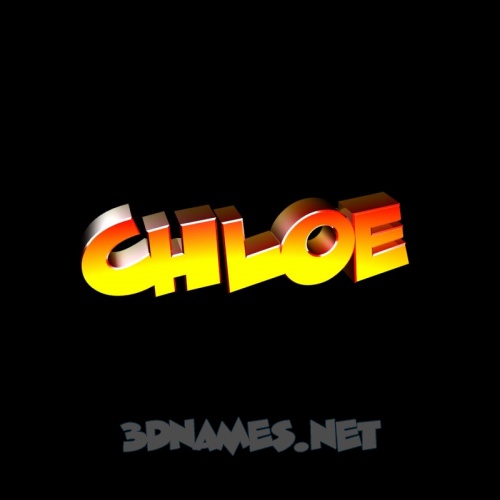 Preview of Black Background for name Chloe