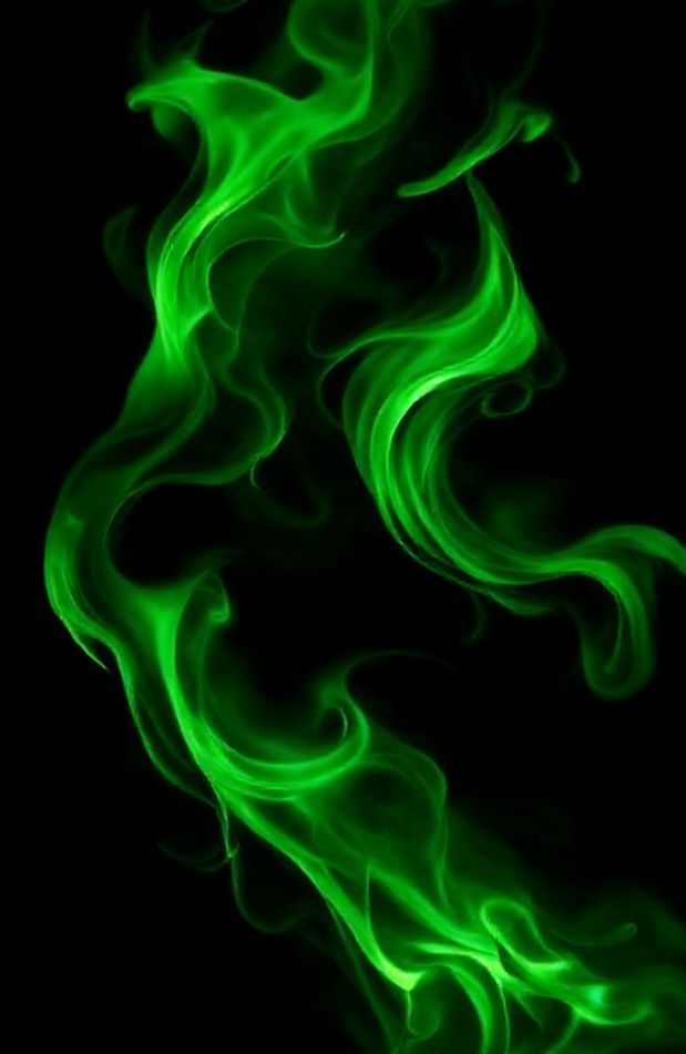 Green Flame Wallpaper