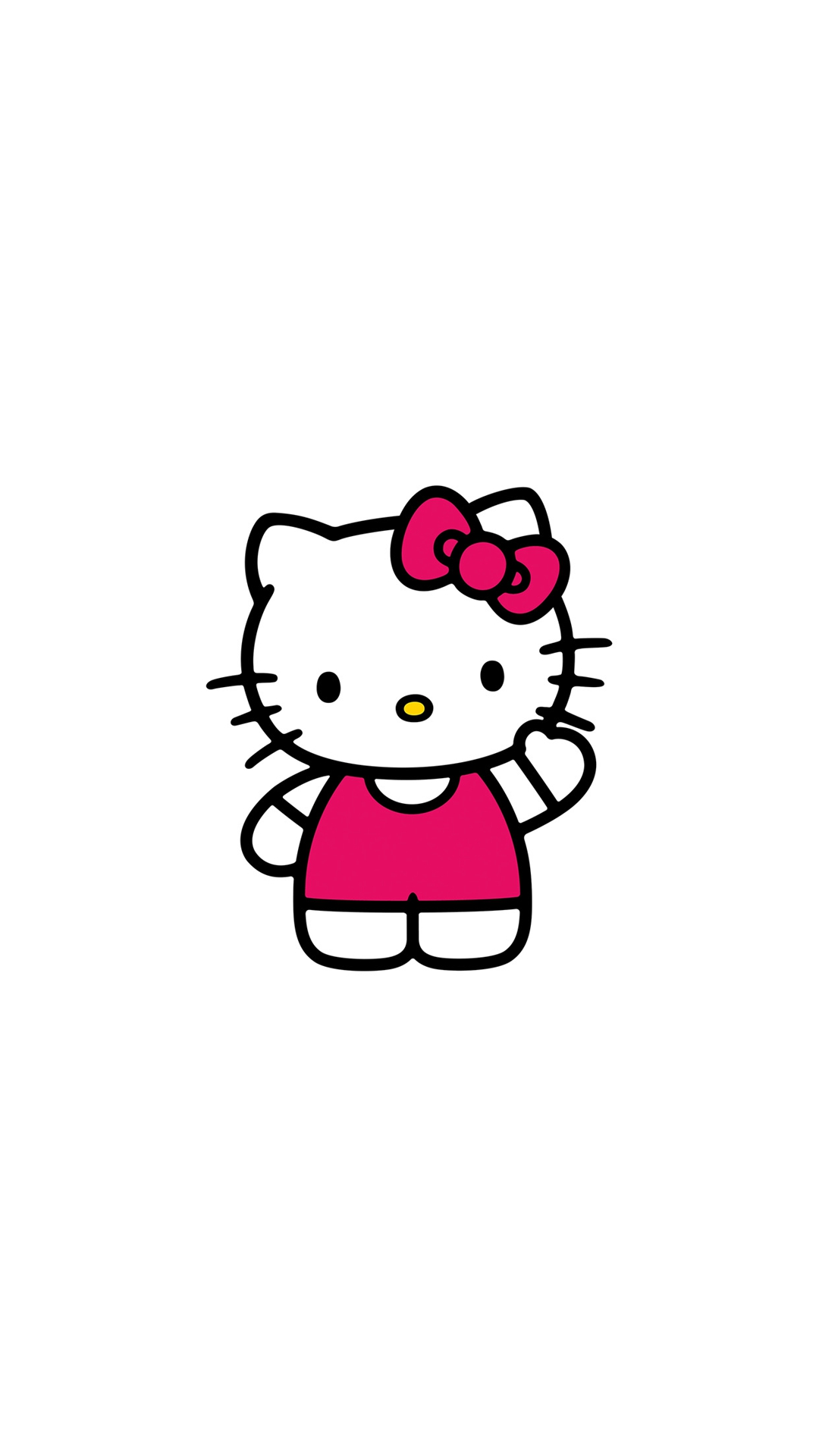 Hello Kitty Art Cute Logo Minimal iPhone Plus
