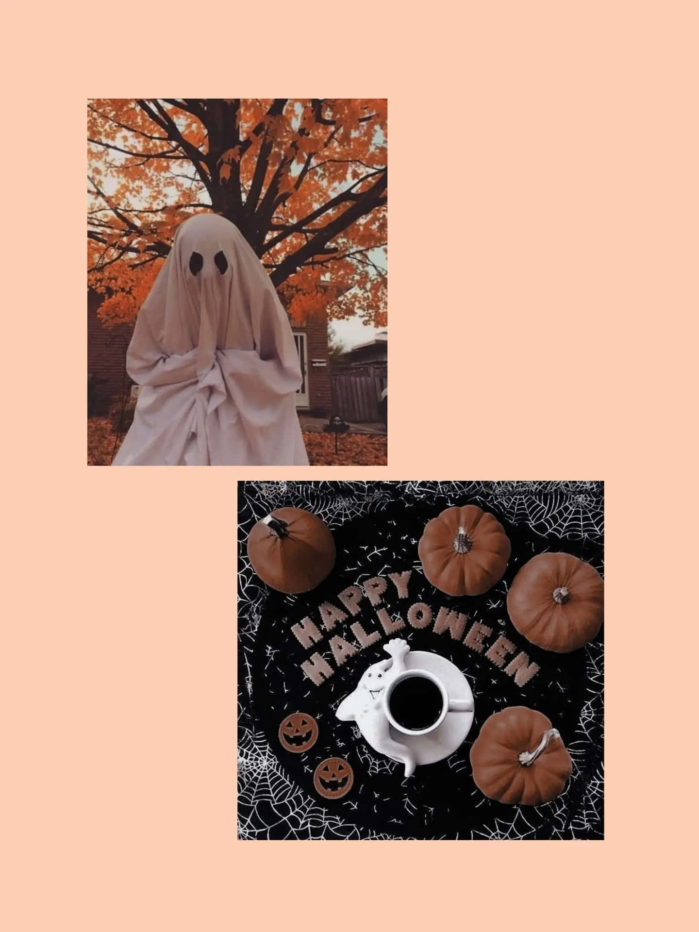 Fall Halloween Aesthetic Wallpaper