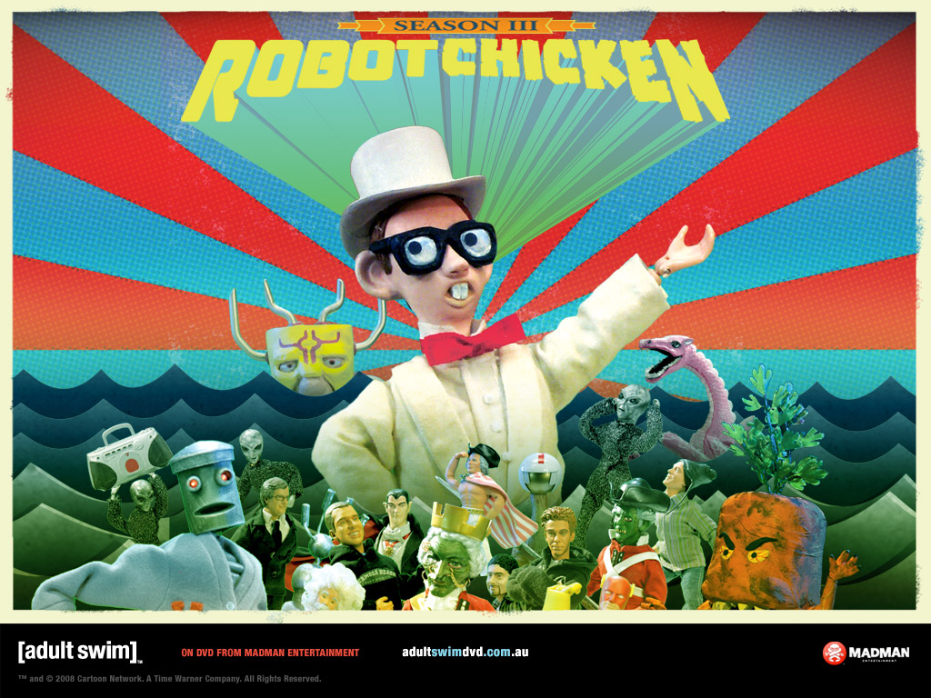 Anime Wallpaper Robot Chicken Madman Entertainment