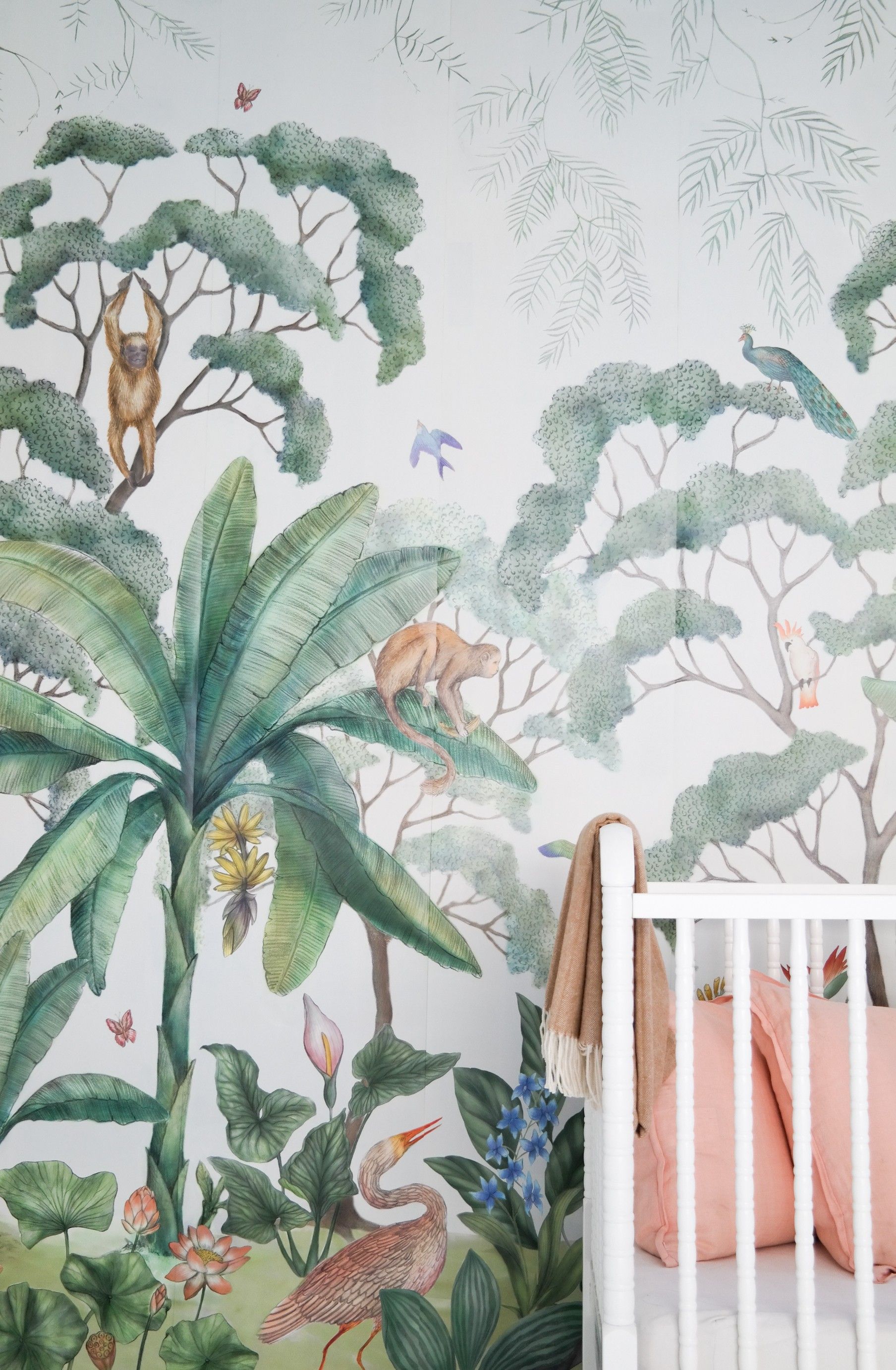 Jungle Wallpaper Mural With Image Kid Room