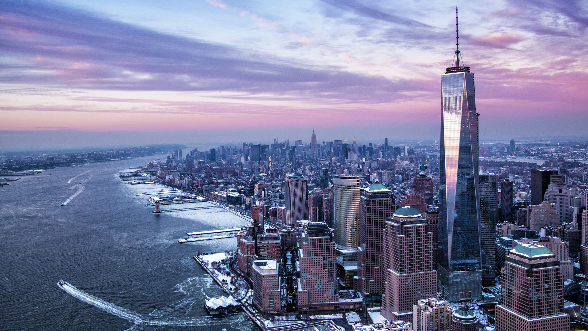 New York City Set HD Desktop Wallpaper Image